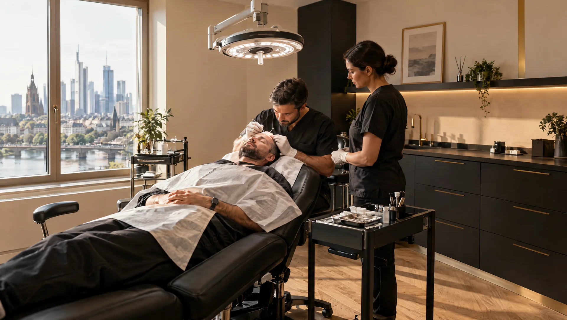 Haartransplantation Klinik in Frankfurt am Main.